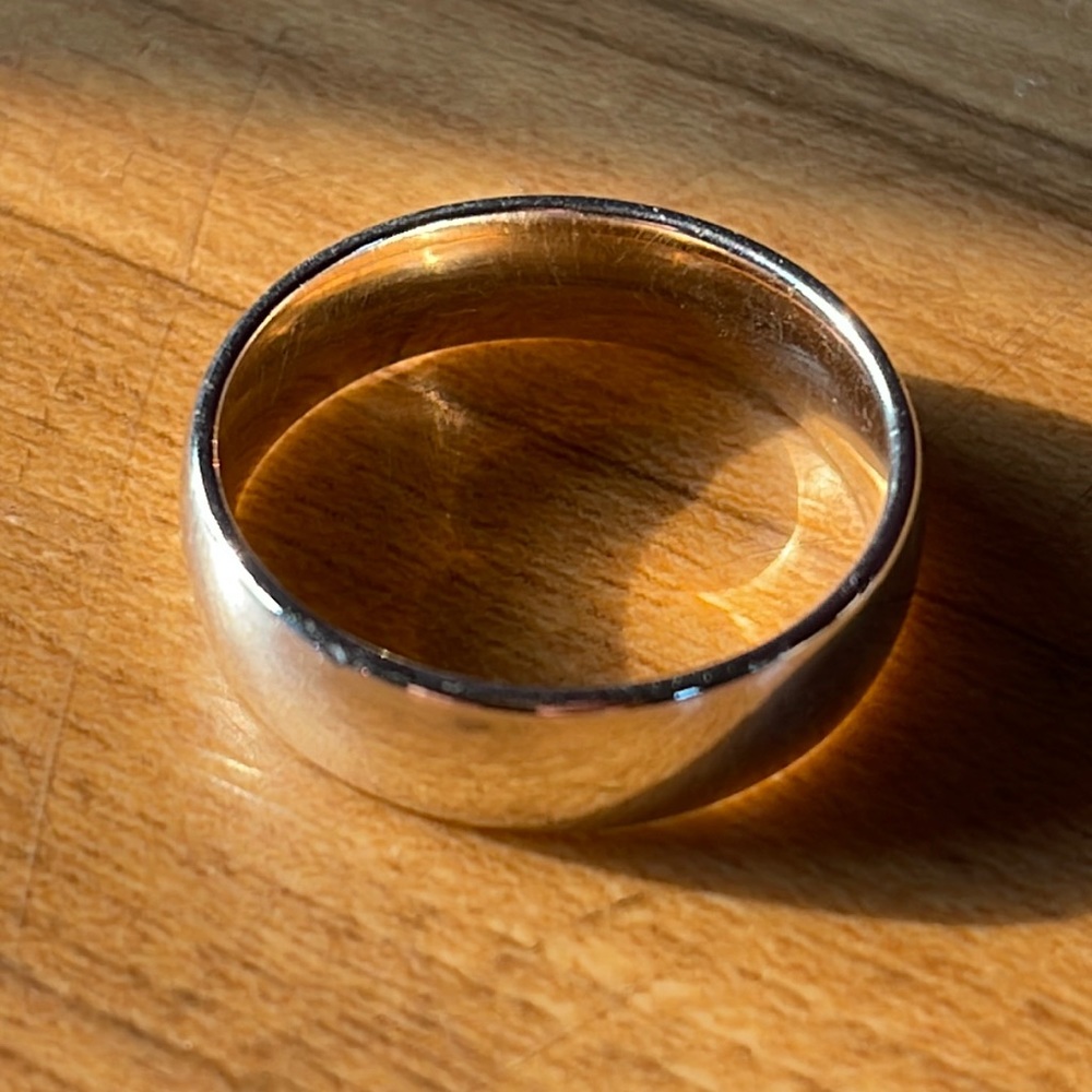 Sterling Half round ring